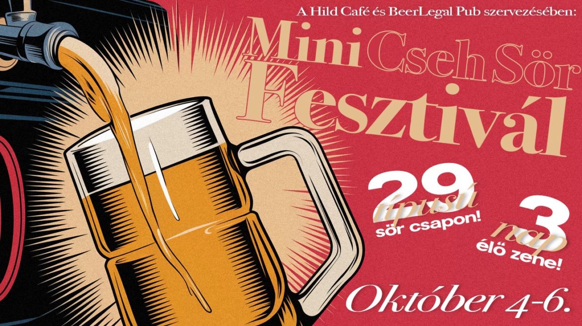 Mini Cseh Sörfesztivál Esztergomban a BeerLegal-ban!