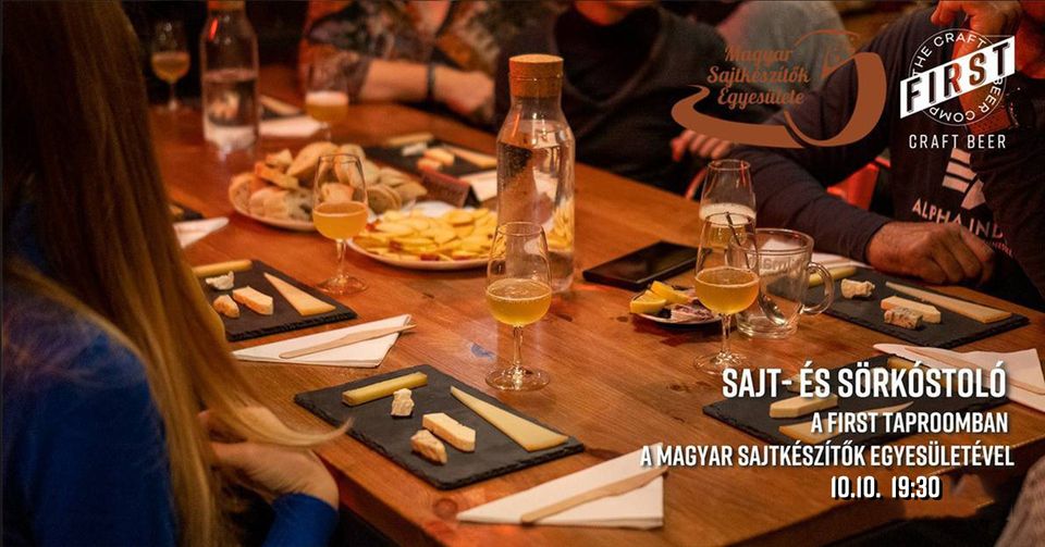 Sajt és sörkóstoló a First Taproomban