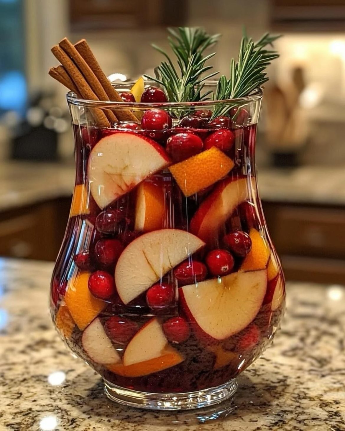 Alkoholmentes Karácsonyi Sangria